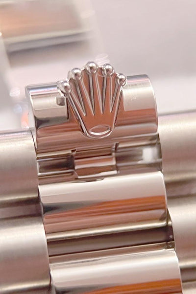Rolex Day-Date 36 - Ref. 128239 - Box &amp; Papiere - 18k Weißgold - Automatik - &quot;Ombre&quot; Zifferblatt - Jahr: 2022 - Neu! - Premium Luxusuhr - Bild 15