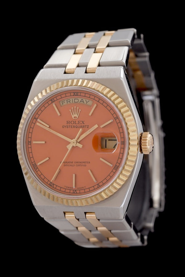 Rolex Day-Date Oysterquartz - 17013 - Edelstahl/Gelbgold - Kaliber 5055 - Jahr: ca. 1990 - Umbau auf Day-Date - Quarz - Premium Luxusuhr - Bild 1