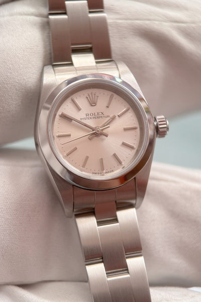 Rolex Oyster Perpetual &quot;Lady&quot; - 76080 - Edelstahl - Deutsche Papiere - Jahr: 03/2006 - 26mm - Automatik - Premium Luxusuhr - Bild 12