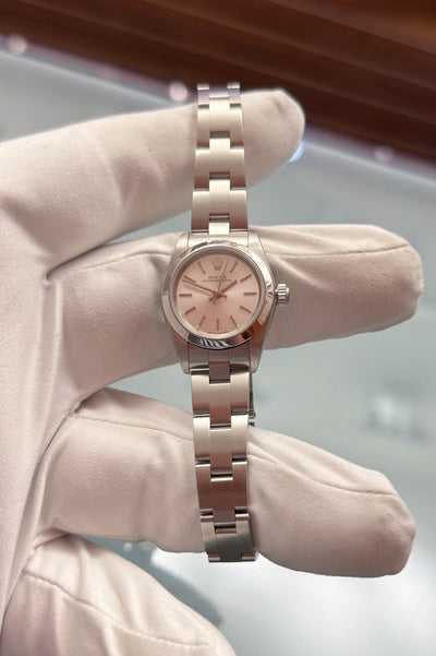 Rolex Oyster Perpetual &quot;Lady&quot; - 76080 - Edelstahl - Deutsche Papiere - Jahr: 03/2006 - 26mm - Automatik - Premium Luxusuhr - Bild 7