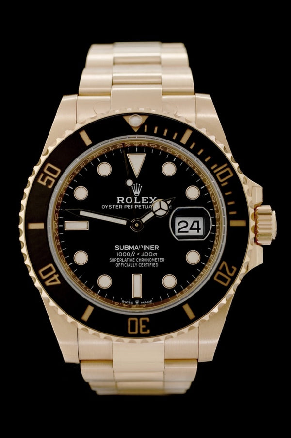Rolex Submariner Date 41 - Ref. 126618LN - Box &amp; Deutsche Papiere - 18k Gelbgold - Automatik - Jahr: 2021 - Top Zustand! - Premium Luxusuhr - Bild 1