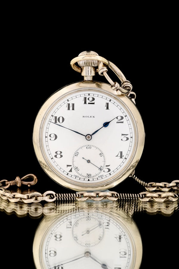 Rolex Taschenuhr WW2 Britische Militär Dienstuhr - 30/40er Jahre - Kaliber 548 - 50mm - Handaufzug - Sammleruhr! - Premium Luxusuhr - Bild 1