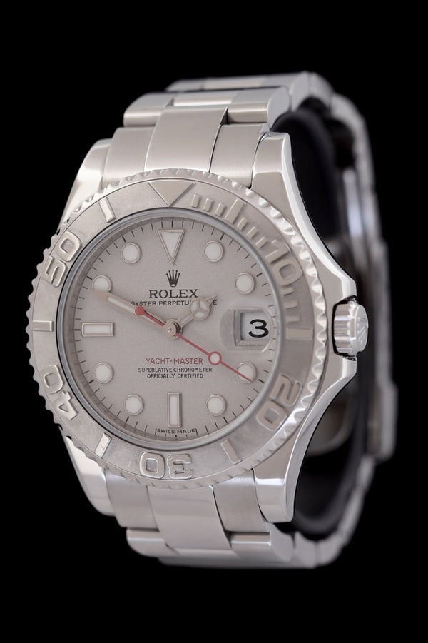 Rolex Yacht-Master 35 - Edelstahl/Platin - 168622 - LC100 - Jahr: 08/2009 - Automatik - Top! - Premium Luxusuhr - Bild 1