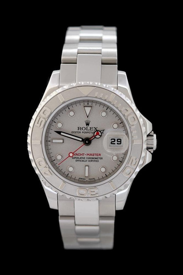 Rolex Yachtmaster 29 - Ref. 169622 - Edelstahl / Platin - 29 mm - Automatik - Box &amp; Deutsche Papiere - Jahr: 2022!!! - Neuwertig! - Premium Luxusuhr - Bild 1