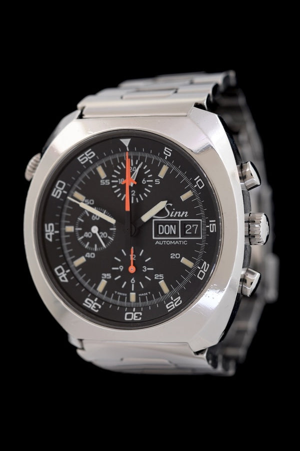 Sinn 142 Spacelab &quot;Erste Deutsche Spacelab Mission&quot; Chronograph - Edelstahl - Tritium - 43mm - Automatik - Vintage! - Premium Luxusuhr - Bild 1