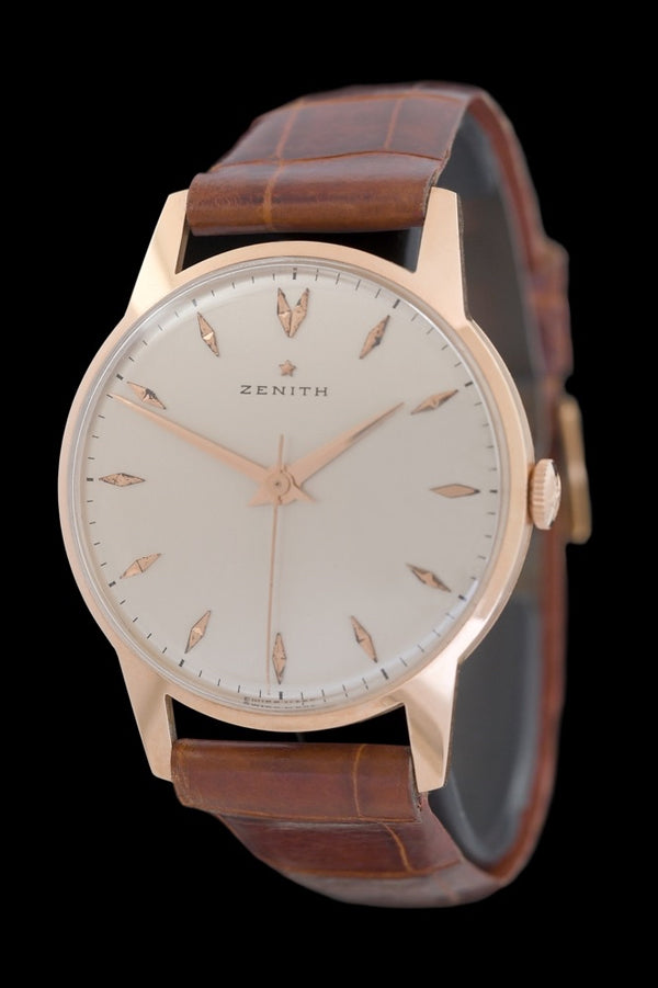 Zenith Dress Watch Calatrava - 18 Karat Gelbgold - Cal. 120 - Jahr: ca. 1960 - 35mm - Handaufzug - Vintage - Premium Luxusuhr - Bild 1